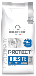 NEW Formula PROTECT DOG Obesite 12 kg - Пълноценна диетична храна за кучета със специфични хранителни потребности: "Намаляване на наднормено тегло".  "Регулиране на вноса на глюкоза (Diabetes mellitus)."